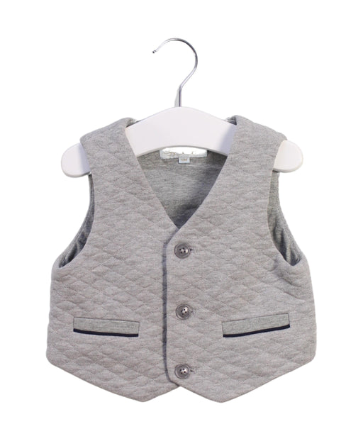 A Grey Suit Vests from Nicholas & Bears in size 6-12M for boy. (Front View)