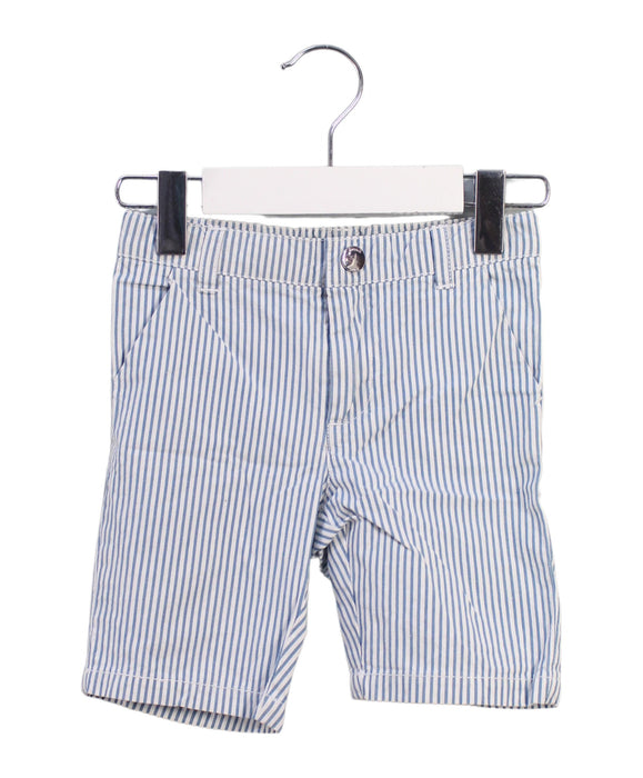 A Blue Shorts from Jacadi in size 2T for girl. (Front View)