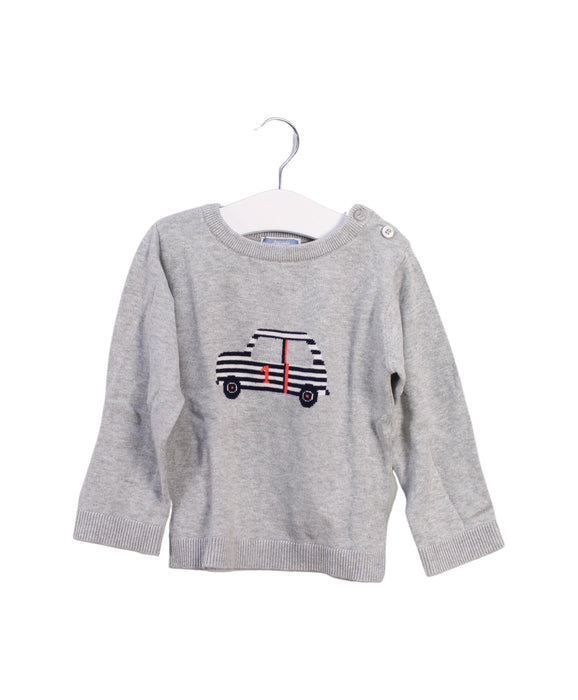 A Grey Knit Sweaters from Jacadi in size 2T for boy. (Front View)