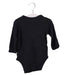 A Black Long Sleeve Bodysuits from Mori in size 6-12M for boy. (Back View)