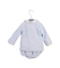 A Blue Long Sleeve Tops from Babidu in size 3-6M for girl. (Back View)