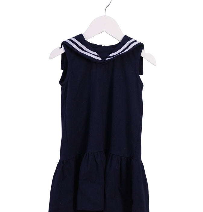 A Navy Sleeveless Dresses from Ralph Lauren in size 18-24M for girl. (Front View)