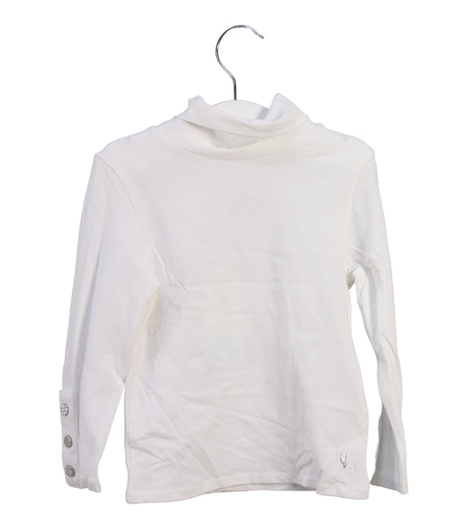 A White Long Sleeve Tops from Carrément Beau in size 2T for girl. (Front View)