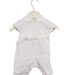 A White Rompers from Emile et Rose in size 0-3M for girl. (Front View)