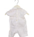 A White Rompers from Emile et Rose in size 0-3M for girl. (Back View)