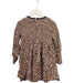 A Brown Long Sleeve Dresses from Abel & Lula in size 5T for girl. (Back View)