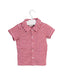 A Red Short Sleeve Tops from Rachel Riley in size 6-12M for girl. (Front View)