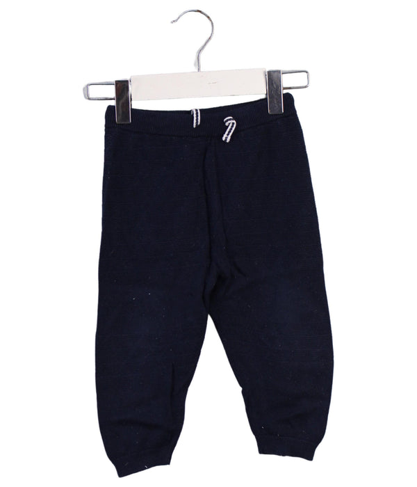 A Navy Casual Pants from Noa Noa Miniature in size 6-12M for boy. (Front View)