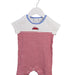 A Red Short Sleeve Rompers from Rachel Riley in size 6-12M for boy. (Front View)