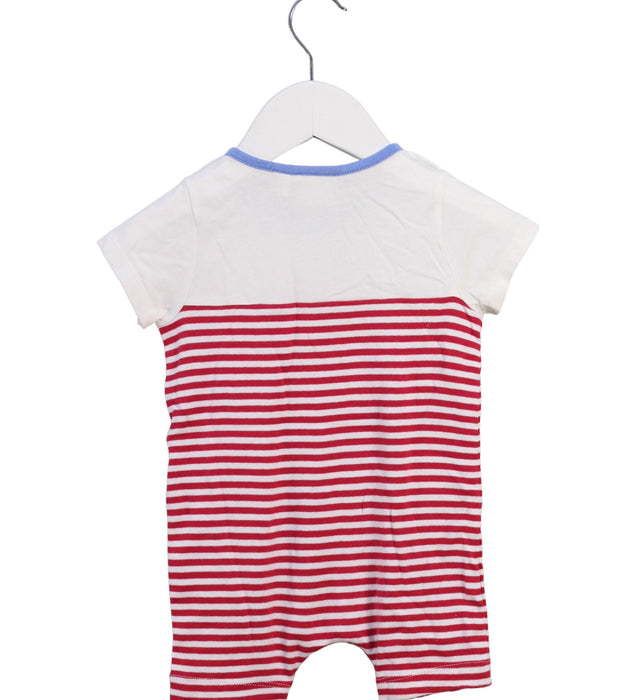 A Red Short Sleeve Rompers from Rachel Riley in size 6-12M for boy. (Back View)