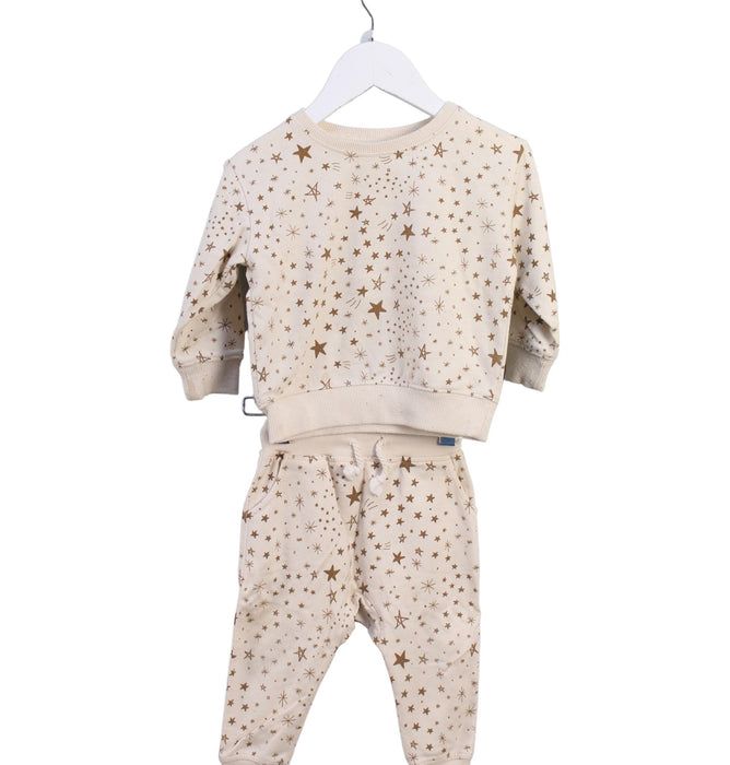 A Ivory Pants Sets from Rylee + Cru in size 6-12M for boy. (Front View)