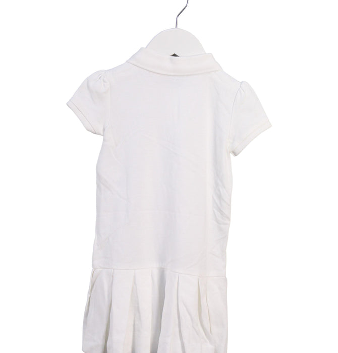 A White Short Sleeve Dresses from Ralph Lauren in size 18-24M for girl. (Back View)