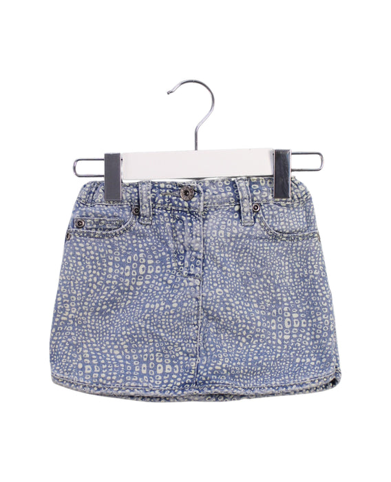 A Blue Short Skirts from Seed in size 2T for girl. (Front View)