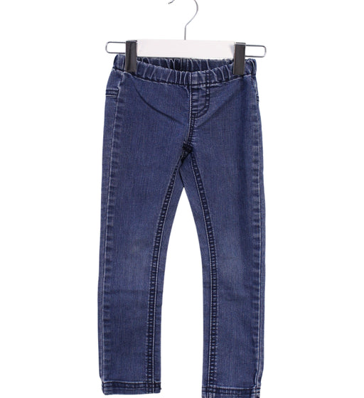 A Blue Jeans from Seed in size 4T for girl. (Front View)