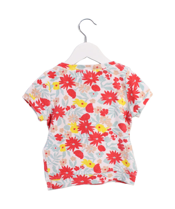 A Multicolour Short Sleeve Tops from Petit Bateau in size 4T for girl. (Back View)