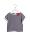 A Blue Short Sleeve Tops from Petit Bateau in size 4T for girl. (Front View)