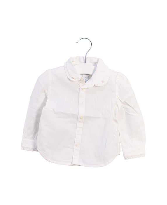 A White Shirts from Ralph Lauren in size 6-12M for girl. (Front View)