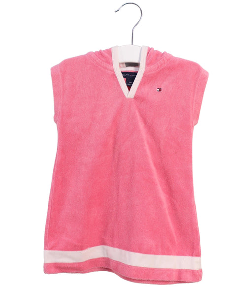 A Pink Sleeveless Dresses from Tommy Hilfiger in size 12-18M for girl. (Front View)