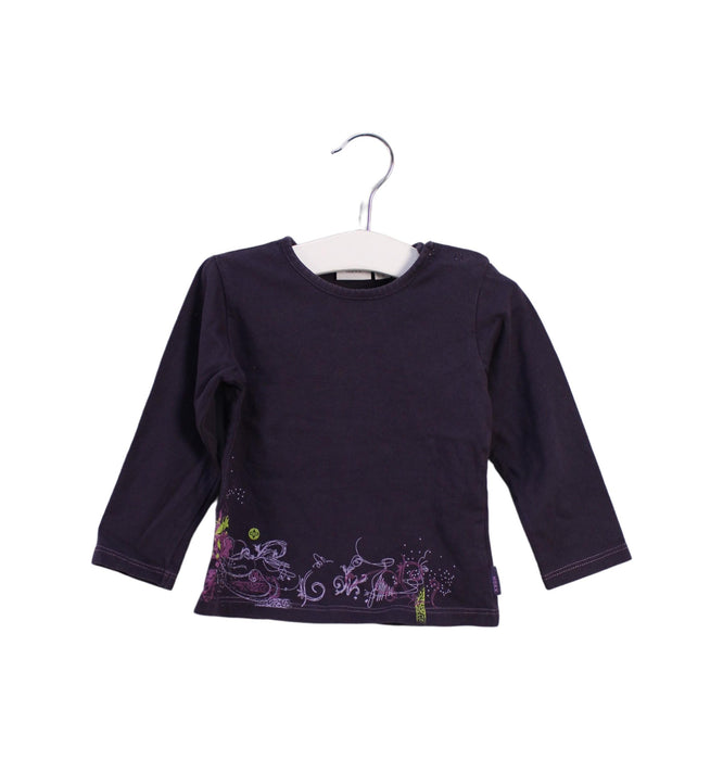 A Purple Long Sleeve Tops from Mexx in size 12-18M for girl. (Front View)