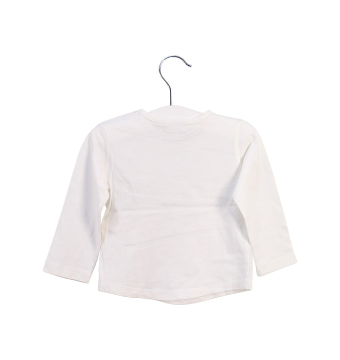 A White Long Sleeve Tops from Mexx in size 6-12M for girl. (Back View)