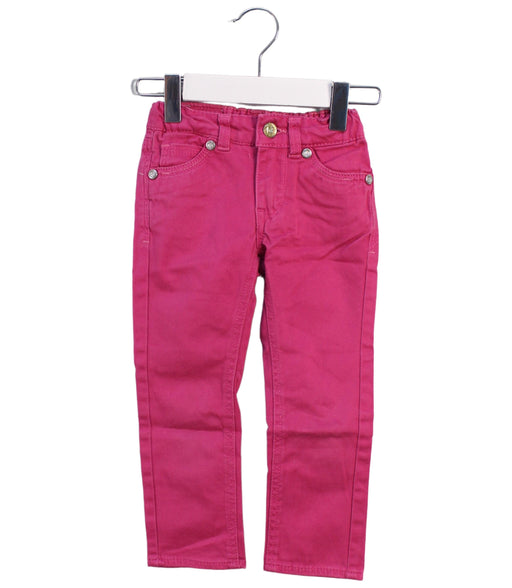 A Pink Casual Pants from Levi's in size 2T for girl. (Front View)