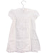 A White Short Sleeve Dresses from Chicco in size 2T for girl. (Back View)