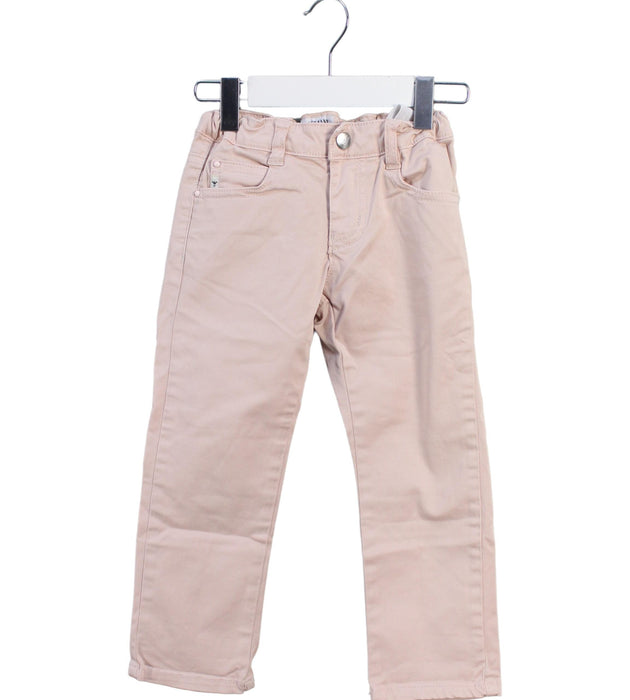 A Beige Casual Pants from Armani in size 3T for girl. (Front View)