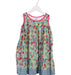 A Multicolour Sleeveless Dresses from Kingkow in size 6T for girl. (Front View)