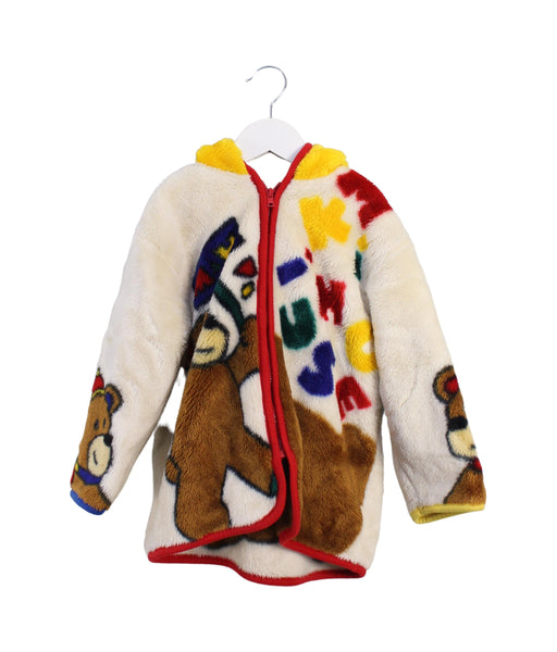A Multicolour Lightweight Jackets from Miki House in size 2T for girl. (Front View)