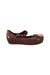 A Brown Flats from Mini Melissa in size 3T for girl. (Back View)