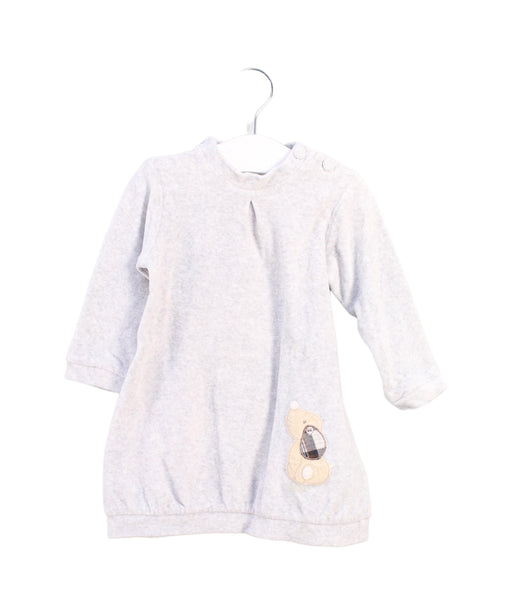 A Grey Long Sleeve Dresses from Coccodé in size 6-12M for girl. (Front View)