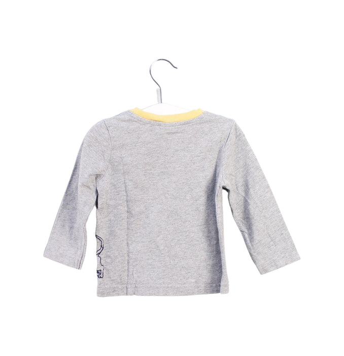 A Grey Long Sleeve Tops from Janie & Jack in size 12-18M for girl. (Back View)