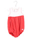 A White Sleeveless Bodysuits from Petit Bateau in size 6-12M for girl. (Front View)