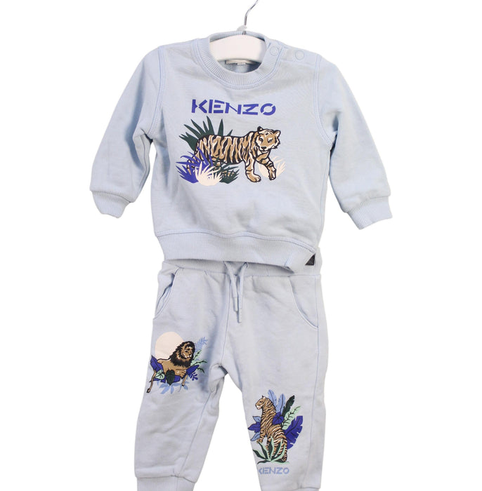 A Blue Pants Sets from Kenzo in size 6-12M for boy. (Front View)