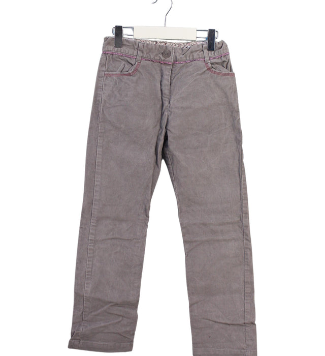 A Brown Casual Pants from Jacadi in size 8Y for girl. (Front View)