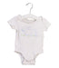 A White Short Sleeve Bodysuits from Ralph Lauren in size 0-3M for girl. (Front View)