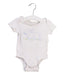 A White Short Sleeve Bodysuits from Ralph Lauren in size 0-3M for girl. (Front View)