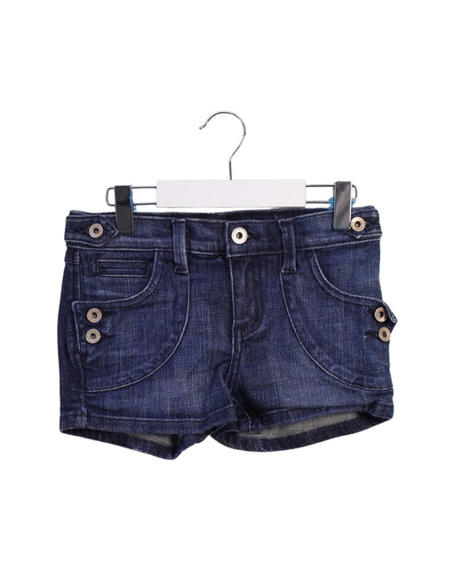 A Navy Shorts from Juicy Couture in size 8Y for girl. (Front View)