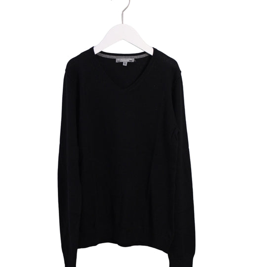 A Black Knit Sweaters from Bonpoint in size 12Y for boy. (Front View)