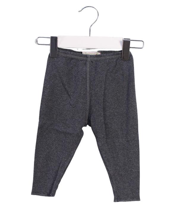 A Grey Leggings from Bonpoint in size 3-6M for girl. (Front View)