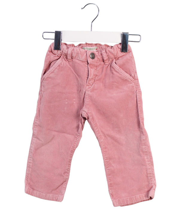 A Pink Casual Pants from Bonpoint in size 12-18M for girl. (Front View)