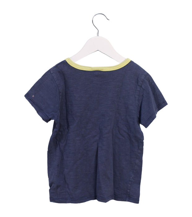 A Navy Short Sleeve T Shirts from Bonton in size 8Y for neutral. (Back View)