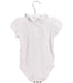 A White Short Sleeve Bodysuits from Janie & Jack in size 12-18M for girl. (Back View)