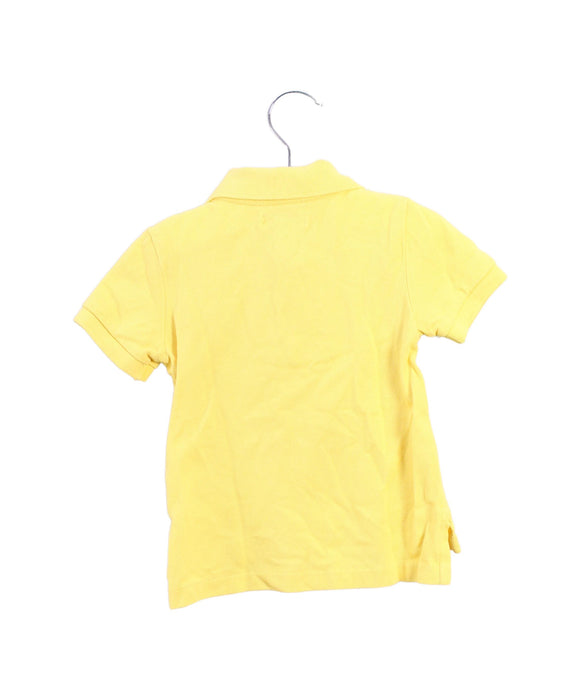 A Yellow Short Sleeve Polos from Ralph Lauren in size 6-12M for boy. (Back View)