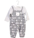 A Grey Long Sleeve Jumpsuits from Organic Mom in size 12-18M for boy. (Front View)