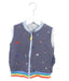 A Blue Outerwear Vests from The Bonnie Mob in size 4T for neutral. (Front View)