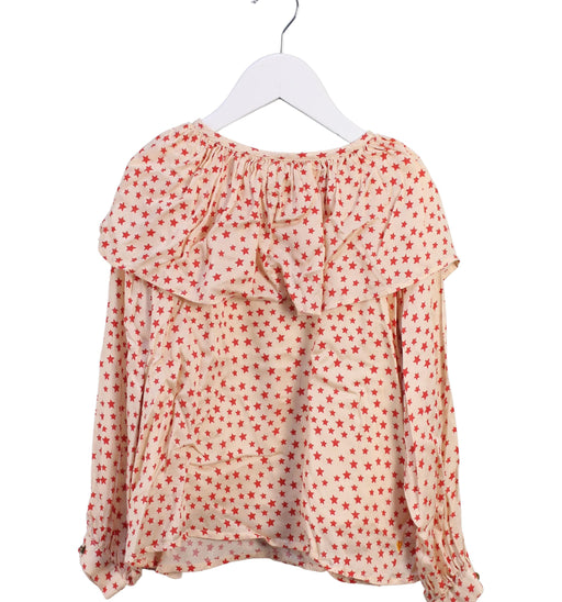 A Pink Long Sleeve Tops from Lulaland in size 8Y for girl. (Front View)