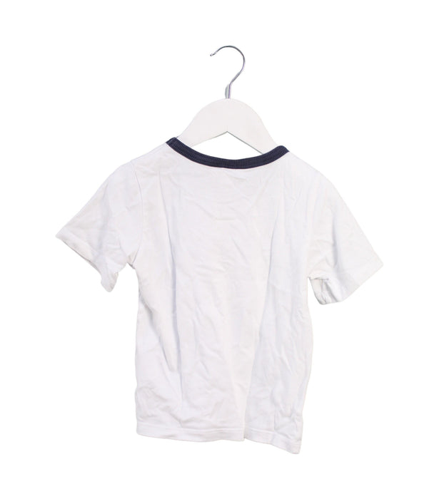 A White Short Sleeve T Shirts from The Little White Company in size 3T for boy. (Back View)