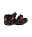 A Black Sandals from Primigi in size 4T for boy. (Back View)