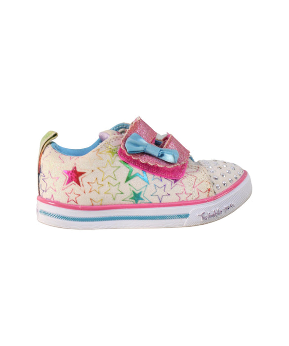 A Multicolour Sneakers from Skechers in size 18-24M for girl. (Back View)